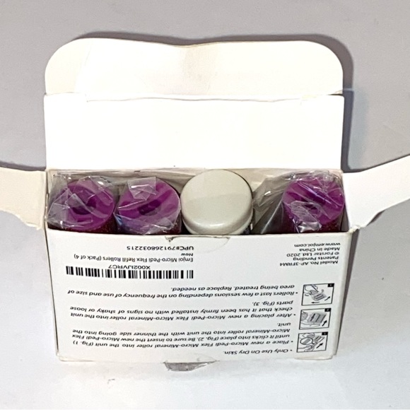 Emjoi Micro-Pedi Flex Micro Mineral Rollers Refills for All Emjoi Callus Remover - Picture 6 of 8